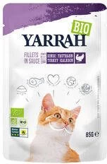 Yarrah Voordeelpakket Bio Filets In Saus 28 X 85 G Kattenvoer Met Kalkoen